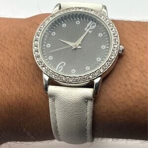 White & Silver Men's Watch